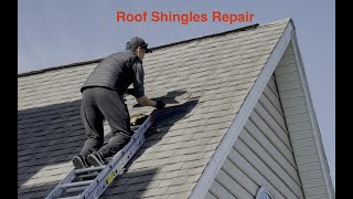 House Roof Shingles Repair || USA Telugu Vlogs