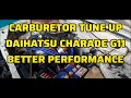 DAIHATSU CHARADE G11R: CARBURETOR TUNE-UP