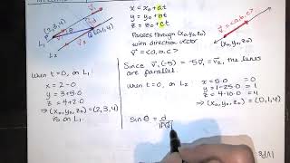 Problem 11.5.099 - Find the distance between two lines. - Calc III HW Help