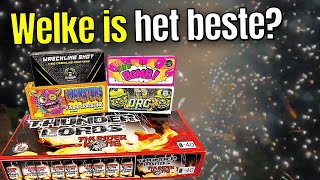 Vuurwerk vergelijking | Orc vs Monsters vs The Bomb vs Thunder Lords vs Wreckling Shot