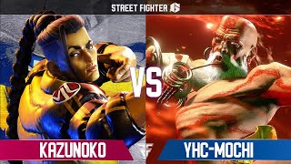 SF6 🔥Kazunoko (Rank #2 Jamie) vs YHC-Mochi (Rank #1 Dhalsim) 🔥 Street Fighter 6 High Level Gameplay