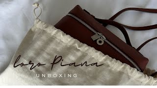 Loro Piana extra pocket bag unboxing. #unboxing  #loropiana #designerbags