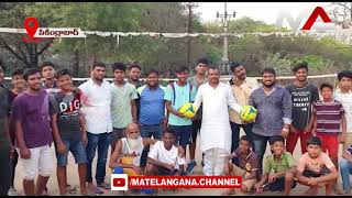 Vasavi Nagar Welfare Association President  Satish Gupta Distributed volleyballs  | Ma Telangana