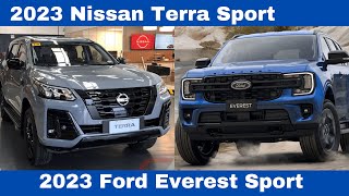 Spec Sheet Battle Comparison 2023 Nissan Terra Sport Vs 2023 Ford Everest Sport