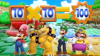 Super Mario Party Minigames - Mario Vs Bowser Vs Luigi Vs Wario (Master Difficulty)