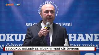 Selçuklu Belediyesi'nden 11 yeni kütüphane