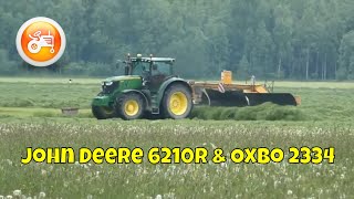 Silage 2022 | John Deere 6210R \u0026 Oxbo 2334 triple merger