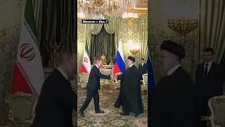 Putin Meets With Iranian President in Moscow