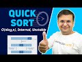 2.7 How Quick Sort Algorithm works | Analysis of Quick Sort Method | Divide and Conquer Sorting Algo