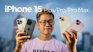 Unboxing ALL iPhone 15, 15 Plus, 15 Pro, 15 Pro Max in MALAYSIA! | smashpop
