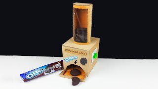 How to make a OREO Dispenser - Amazing DIY OREO Vending Machine