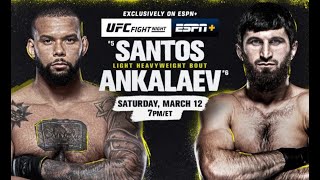 Thiago Santos vs Magomed Ankalaev