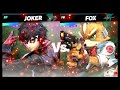 Super Smash Bros Ultimate Amiibo Fights – 6pm Poll Joker vs Fox