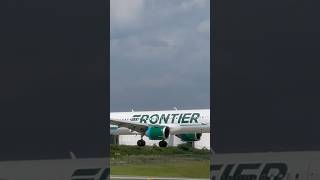 A320neo #landing #frontier #airlines #airbus #a320 #neo #charlotte #clt #airport #a320neo #aviation