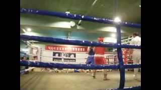 中山拳館 拳擊 Boxing 賽事 2011年臺北市青年盃拳擊錦標賽 準決賽 81公斤級男子選手 第二回合