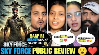 SKY FORCE PUBLIC REVIEW | SKY FORCE PUBLIC TALK  | AKSHAY KUMAR | SKY FORCE PUBLIC REACTION