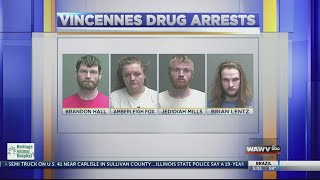 4 arrested in connection to manufacturing, dealing meth in Vincennes