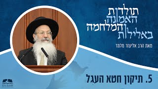 תיקון חטא העגל | תולדות האמונה והמלחמה באלילות | הרב אליעזר מלמד שליט\