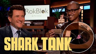 The Shark Are Amazed At The Future of Vinyl With Rokblok | Shark Tank US | Shark Tank Global