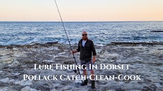 Lure Fishing in Dorset | POLLACK (Catch Clean Cook)