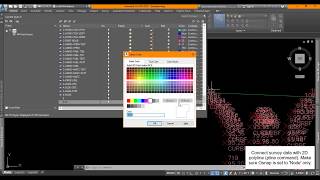 12-Connect Survey Points with 2D polyline