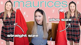 comparing STRAIGHT *and* PLUS sizes from maurices!
