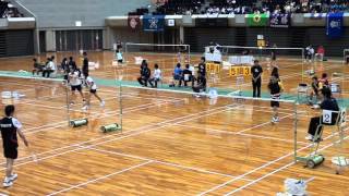 準々決勝　内藤浩司（日本体育大学）VS佐藤黎（日本体育大学）