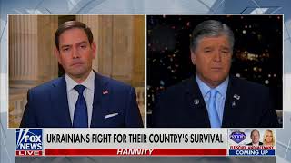 Marco discusses Ukraine, China, and the price of oil with Sean Hannity