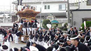 平成２３年　久世だんじり祭り　宵宮午前曳行