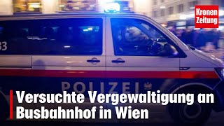 Versuchte Vergewaltigung an Busbahnhof in Wien | krone.tv NEWS
