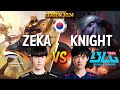 HLE Zeka vs BLG Knight - Zeka AZIR vs Knight TRISTANA Mid - Patch 14.3 KR Ranked CHALLENGER | lolrec