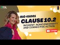 ISO 45001 Clause 10.2 Incident, Nonconformity, and Corrective Action | Auditor Training Online