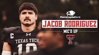 Texas Tech Football: Mic'd Up - Jacob Rodriguez | Apr. 17, 2024