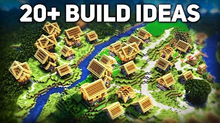 20+ Build Projects for Survival Minecraft 1.19