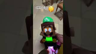 ‘Bye Bye’ says Luigi at Church /Keep Quiet Luigi #lego  #toys #shortsyoutube #youtubeshorts