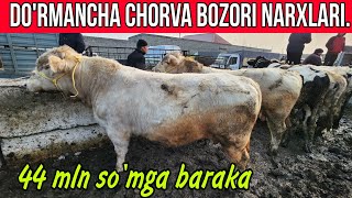 NARXLAR OSHDI. DO'RMANCHA CHORVA BOZORI NARXLARI.