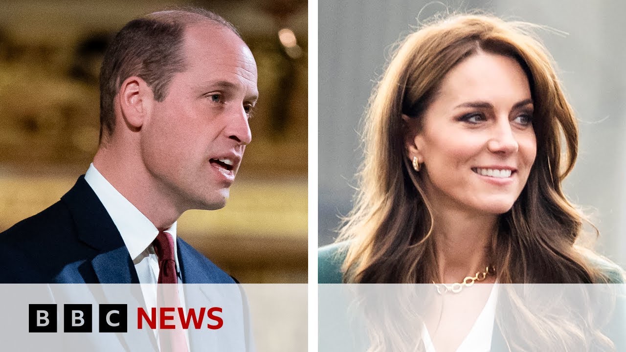 Prince William Visits Kate In Hospital After Surgery | BBC News - YouTube