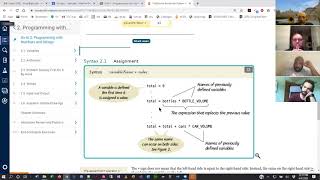 Programming in Python - Chapter 2 Lecture Part 1 - Summer 2020