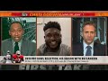 chris godwin talks tom brady joining the bucs and jameis winston s future first take