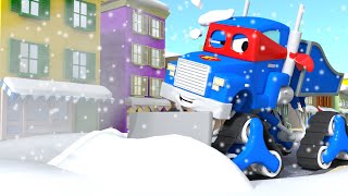 Pembajak Salju❄️ - Carl Si Truk Super 🚚 ⍟ truk kartun untuk anak-anak Indonesian Cartoons for Kids