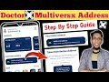 Doctor X Multiversx Address Submission Process | Doctor X Wallet Connect