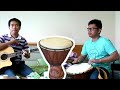 COLLIDE - HOWIE DAY (Djembe Drum + Guitar cover by Ronan & Errol) #djembe