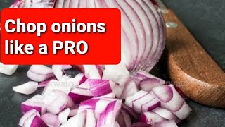 Cut onions like a professional || കണ്ണ് നിറയാതെ  എങ്ങനെ ഉള്ളി മുറിക്കാം ||