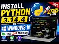 Install Python 3.14.4 on Windows 10 🔥 Step-by-Step + First Loop Program (2026)