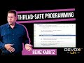 The Hidden Art of Thread-Safe Programming: Exploring java.util.concurrent by Heinz Kabutz