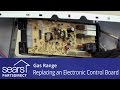 Replacing an Electronic Control Board in a Gas Range