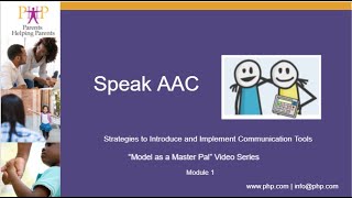 Learn to Speak AAC: All about Modeling