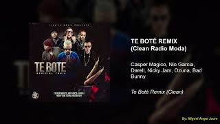 [Official] Casper Magico, Nio Garcia, Darell, Nicky Jam, Ozuna, Bad Bunny - Te Boté Remix (Clean RM)