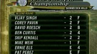 US Open Golf Starting and Ending 2004