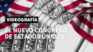 El nuevo Congreso de EEUU | AFP Animé